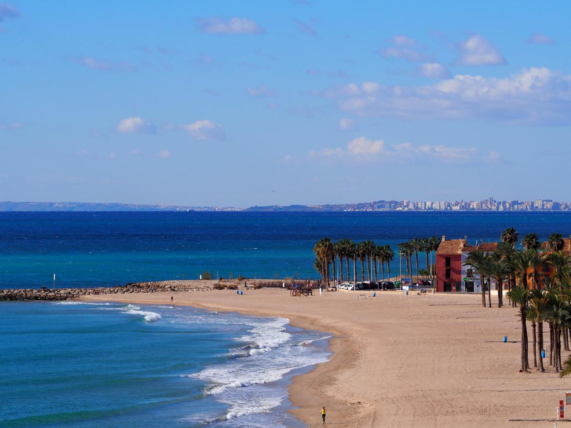 Apartamento L'Espigo De Saoret Primera Linea Playa Centro Soleado Y Recien Renovado Villajoyosa Eksteriør bilde