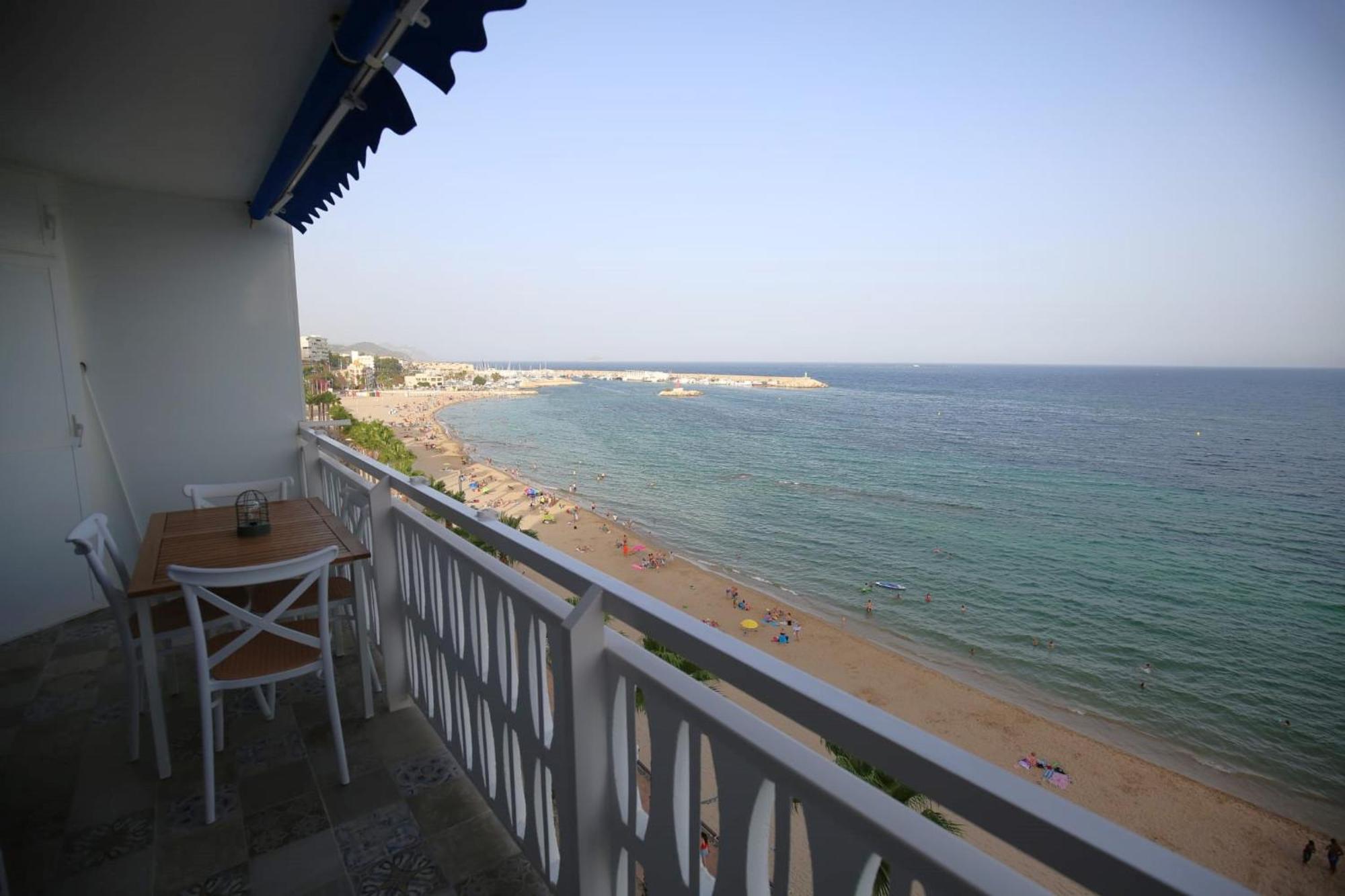 Apartamento L'Espigo De Saoret Primera Linea Playa Centro Soleado Y Recien Renovado Villajoyosa Eksteriør bilde
