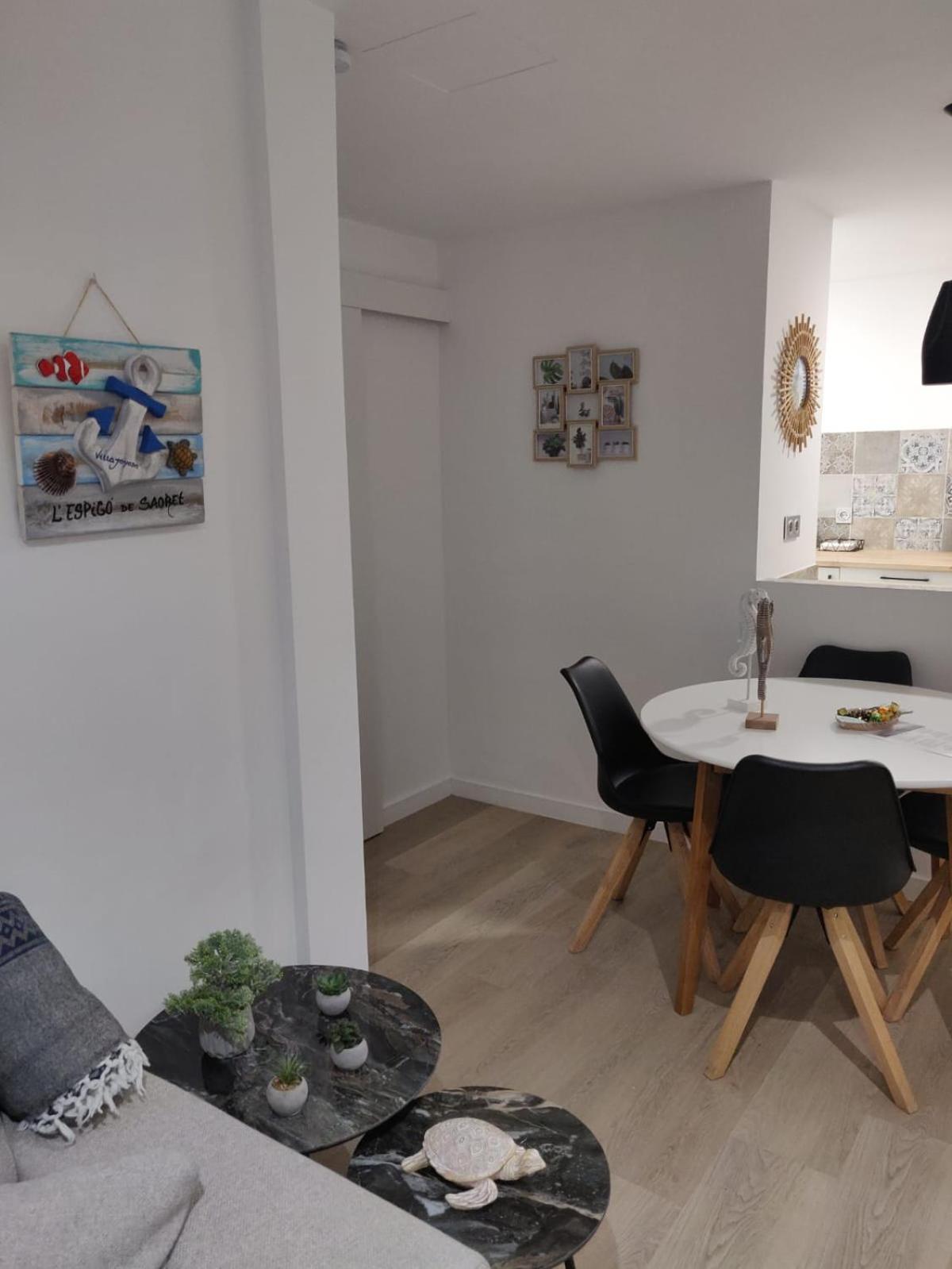 Apartamento L'Espigo De Saoret Primera Linea Playa Centro Soleado Y Recien Renovado Villajoyosa Eksteriør bilde